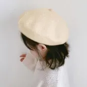 【橘魔法】保暖超柔羊毛貝雷帽（製作瑕疵賣場）(報童帽 畫家帽 帽子 男童 女童 兒童 童帽 中性款)
