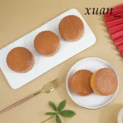 仿真模型 假水果模型 學校教具 假蔬菜仿真月餅模型假冰皮月餅擺件中秋節伍仁櫥窗食品裝飾道具食物玩具-需滿299出貨