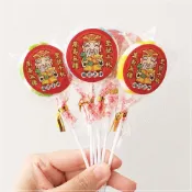 (店+)神明祝壽多彩水果棒棒糖 三太子最愛 媽祖 土地公 關聖帝君生日供品 拜拜糖果 神明生日 聖誕千秋 g4363