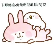 【正版】卡娜赫拉的小動物 造型毯 /小毛毯/ 小蓋毯/卡通毯/ 懶人毯 /冷氣毯 /兒童毯~~ B款 ~~
