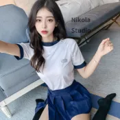 台灣公司❤️開發票 角色扮演 日本學院風 學生制服 清純高校生套裝 體育服 活動服 聚會開趴 主題趴 棉質運動服 學生妹