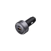 【AUKEY】三孔100W PD快充車用充電器/點菸器 CC-P3(三孔輸出 五倍快充)