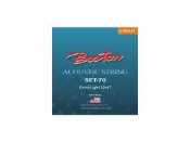 【恩心樂器】BOSTON 高級吉他民謠弦 軟弦 (0.10-0.47) 美國製造D'Addario弦 SET-70