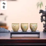【化雲】宜興紫砂主人杯聞香杯紫砂杯品茗杯小缸杯精品高級紫砂杯茶具配件