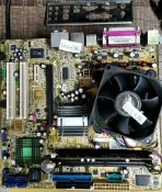 ASUS P5GC-TVM/BP 華碩775主機板/ASUS風扇/檔片