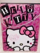 【買動漫】♥小花花日本精品♥Hello kitty凱蒂貓大臉英文字母圖案亮桃色折鏡三折鏡鏡子立鏡女生必備品出清 33201207