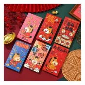 【摩達客】春節開運招財 馬上發財可愛小馬紅包袋組_6款圖案共12入組