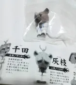 轉蛋扭蛋盒玩食玩模型公仔系列 TAKARA TOMY 動物高校 不良動物高中生扭蛋 單賣灰枝
