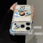 動畫足球球星 透明殼 軍規防摔 適用iPhone17promax手機殼 16 15 14 13 12 11Pro 防摔殼