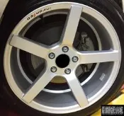 【CS-913】全新 1990 類 VOSSEN CV3 17吋鋁圈 8J 5孔108~114~ET35 消光銀~消光黑