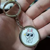 LINE FRIENDS_兔
兔、熊大~吊飾娃娃-饅頭/兔兔鑰匙圈紀念章