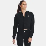 【UNDER ARMOUR】UA 女 Pjt Rock Hwt Terry 連帽外套_1377446-001(黑色)