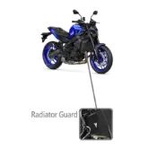 【歐8倉庫】極妒 Jealou'S 水箱護罩 水箱護網 水箱罩 鋁合金 不鏽鋼  YAMAHA MT-09 24-ON