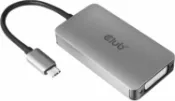 玉山最低比價網 [6美國直購] Club 3D CAC-1510-A USB‑C 轉 Dual Link DVI‑D 轉接器 轉接線 Active Adapter (HDCP OFF) 適 Apple Cinema Displays Club3D