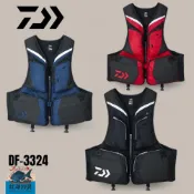 中壢紅海釣具【DAIWA】DF-3324 黑色 藍色 紅色 救生衣(24年款)