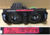 大坡 BENZ W202 C-CLASS 93-94 冷氣面板 2028300685 AC CLIMATE 無旋鈕X2