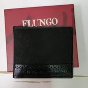 FLUNGO西班牙鬥牛士 特殊麂皮製法 絕版孔洞印花 男用真皮皮夾(尊爵黑)