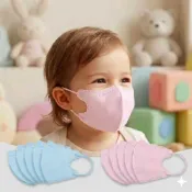 (店+)【BNN 鼻恩恩】幼幼立體口罩 5入 粉/藍 (醫用兒童口罩)