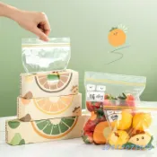 [臺灣出貨]【原創】保鮮袋密封食品自封袋家用冷凍水果蔬菜密實袋冰箱收納袋 特厚款保鮮袋 食品保鮮袋 密封袋 保鮮袋