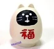 日本Decole concombre加藤真治療癒商品白色招財圓福貓 
