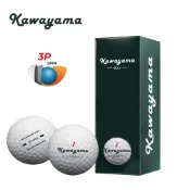 台灣製 Kawayama GOLF 川山高爾夫球(有球必in系列) 3層球 (1條3顆)