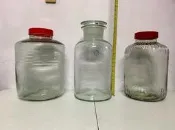 大酒甕 玻璃罐 大厚玻璃蓋 標本罐 釀酒 醃漬農產品 有蓋