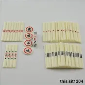 立直棒 彷汼骨日式麻將籌碼 日本麻將點棒 風莊骰子籌碼 麻將手錬