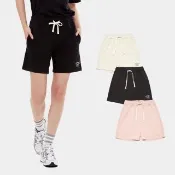 【Hang Ten】女裝-REGULAR FIT純棉毛圈布抽繩短褲(多色選)
