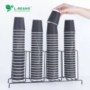 森活選物 【不鏽鋼分杯器】咖啡紙杯架 外帶杯收納架 紙杯蓋架 分杯器 吧檯收納 飲料杯架 咖啡店設備 一體成型 防滑底座 取杯順暢