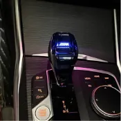 (店+)適用於BMW改裝小雞腿 水晶排檔頭 寶馬3系 4系 X1 X2改裝排檔頭 發光排檔頭G21 G26 G22 U10U11
