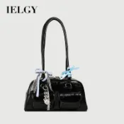 IELGY 腋下保齡球包 韓版時尚百搭旅行小眾高級感斜背包