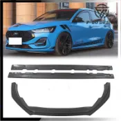 適用於Ford福特Focus福卡斯 MK4 ST/ST-Line 四門/五門 一體式 MD款前下巴 側裙 小包圍空力套件