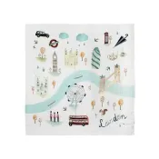 Loulou Lollipop 竹纖維透氣包巾主題系列(英國倫敦628055627173) 820元
