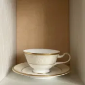 【現貨】日本 Noritake 則武 WHITE PALACE 咖啡杯、紅茶杯（1杯1盤）日本製