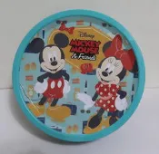 Disney~米奇 米妮 餅乾空盒/收納盒/置物盒/圓鐵盒
