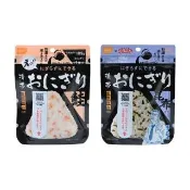 尾西 沖泡即食飯糰 鮭魚/昆布 42g (日本/三角飯糰/防災食品/地震/登山露營/海外旅行)