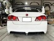 喜美HONDA CIVIC K12 八代喜美 RR後中包 加贈RR燈 雙管單出 雙邊單出 R後包 八代喜美後包