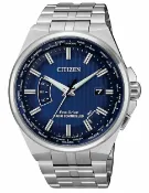 大高雄鐘錶城 CITIZEN星辰錶 CB0160-51L 紳士風藍面電波腕錶 42mm｜樂天領券現折★全館特惠中★指定刷卡回饋10%