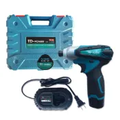 (店+)英得麗 TD-128 12V雙1.5電池+充座+衝擊起子機(全配) 電動起子機 中崙五金