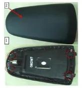 光陽原廠零件專賣 酷龍 QUANNON 150 跑車仿賽版 原廠後坐墊 後座墊 後椅墊 LEC8 超值優惠價