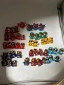 小光玩具 萬代 忍風戰隊 破裏劍者 轟雷者  破裏劍Red 破裏劍Yellow 兜雷者 旋風神 指膠 指人形