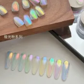 台灣出貨💅美甲極光粉 歐若拉魔鏡粉 鏡面極光粉 電鍍鏡面粉 高光仙女粉 美甲魔鏡粉 指甲極光粉 極光鏡面裝飾 歐若拉粉