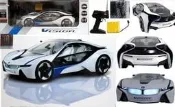 【全配】附車身充電池及充電器   贈遙控器電池~BMW Vision(i8) 未來概念車~1：14 I8遙控車