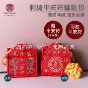 【美誠藝品】✅滿百出貨✅刺繡平安符鑰匙圈⛔贈⛔未過爐白沙屯平安符/香火袋/白沙屯/媽祖/平安符/台灣出貨