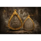 Buddha Style 佛系玩家🎮 阿贊坤潘 2544 蓮花崇迪 瓦考歐法會 瓦考歐老舊粉料 純銀鍍真金防水殼 薩瑪空