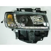 全新福斯 VW T4 GP VR6  DRL R8 黑底魚眼大燈 一台分