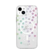 【KATE SPADE】iPhone 15 MagSafe 精品手機殼 幻彩小花(磁吸 iPhone16 e/iPhone14 / 13可共用)