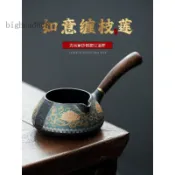 🎉可開發票#紫砂側把公道杯功夫茶具家用泡茶工具茶臺防燙茶海分茶杯大號高檔