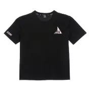 【PLAYBOY】涼感繡花圓領T-SHIRT(黑色)