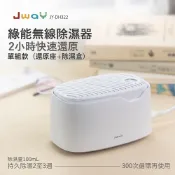 【JWAY】綠能無線除濕器｜2小時極速還原 免插電吸濕盒 每次電費0.3元 衣櫃鞋櫃防霉 JY-DH322